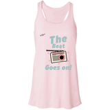 "The Beat Goes On" Flowy Racerback Tank Top