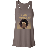 "I Am Woman" Flowy Racerback Tank