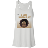 "I Am Woman" Flowy Racerback Tank