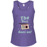 "The Beat Goes On" Women's Perfect Tri Racerback Tank