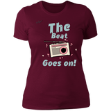 "The Beat Goes On" Ladies' Boyfriend T-Shirt