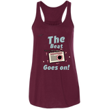 "The Beat Goes On" Flowy Racerback Tank Top