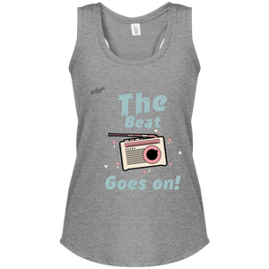 "The Beat Goes On" Women's Perfect Tri Racerback Tank