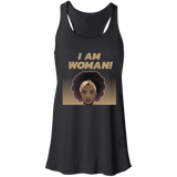 "I Am Woman" Flowy Racerback Tank