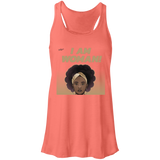 "I Am Woman" Flowy Racerback Tank