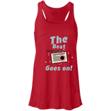 "The Beat Goes On" Flowy Racerback Tank Top