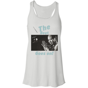 "The Beat Goes On" Flowy Racerback Tank