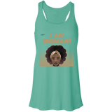 "I Am Woman" Flowy Racerback Tank