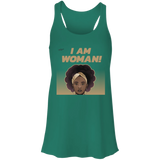 "I Am Woman" Flowy Racerback Tank