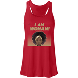 "I Am Woman" Flowy Racerback Tank